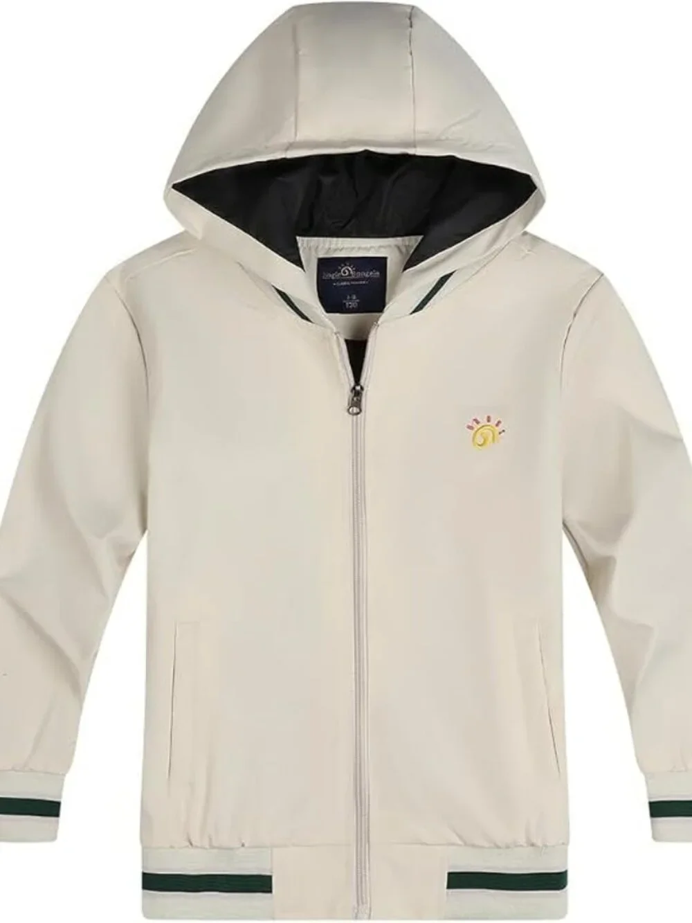 Boys/Unisex Beige Raincoat size 7/8